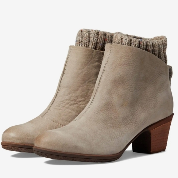 Comfortiva Leather Brianne Pietra Grey 9W Boots - Picture 3 of 16